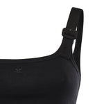 Canotta 90's con fibbia in cotone 126JDE153JS0194 9999 COURREGES 