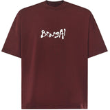 T-shirt in cotone con logo TS002002 RED BONSAI 