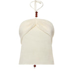 Top drappeggiato con perline 308426  MAGDA BUTRYM 