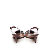 Slingback Le Cœur in pelle di agnello verniciata AA3E057CK150 325 ALAIA 