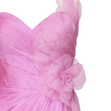 Abito Lia in seta IRS527LIA PINK NEON IRIS SERBAN 