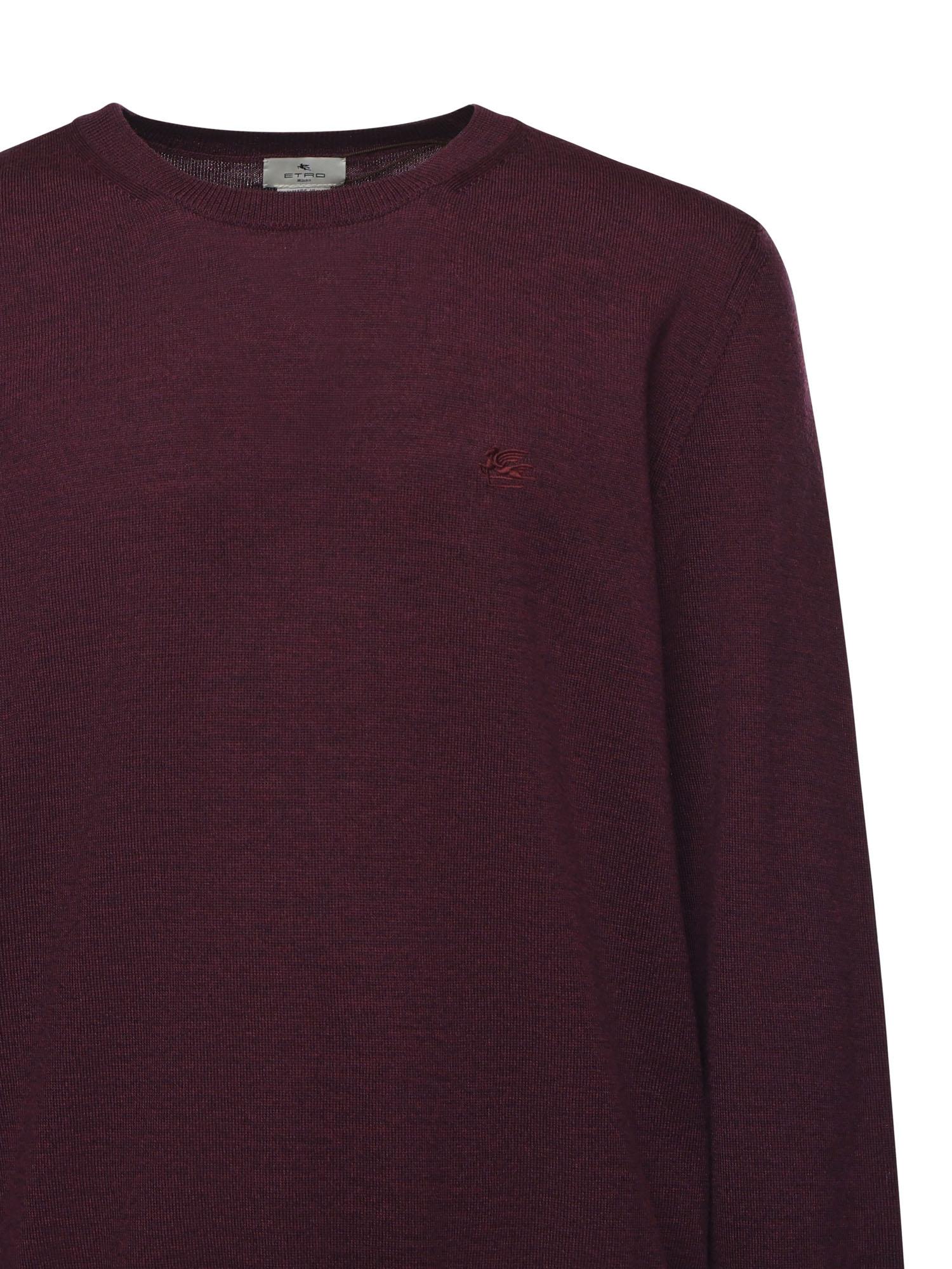 Maglione in lana con monogram ricamato MRKF0096 AL291R0369 ETRO 