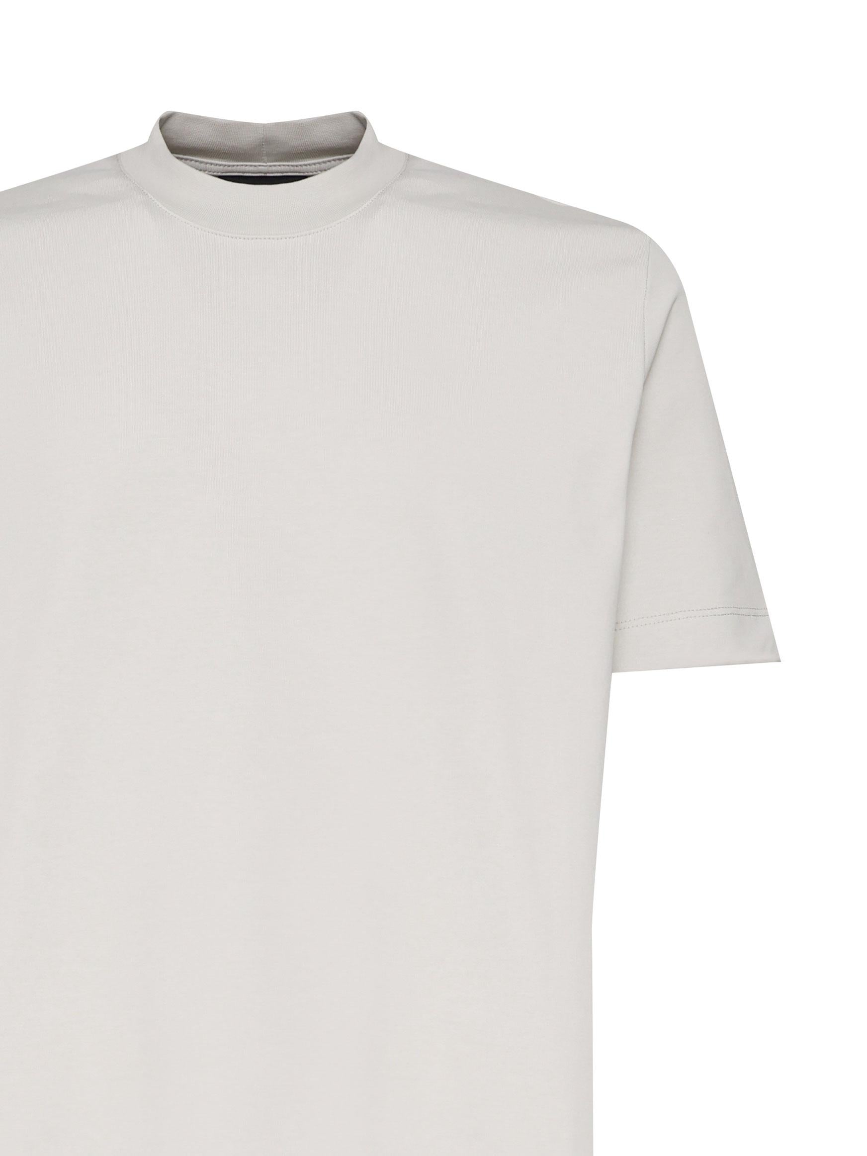 T-shirt Fuego in premium cotton FUEGO BEIGE SCURO GIULIANO GALIANO 