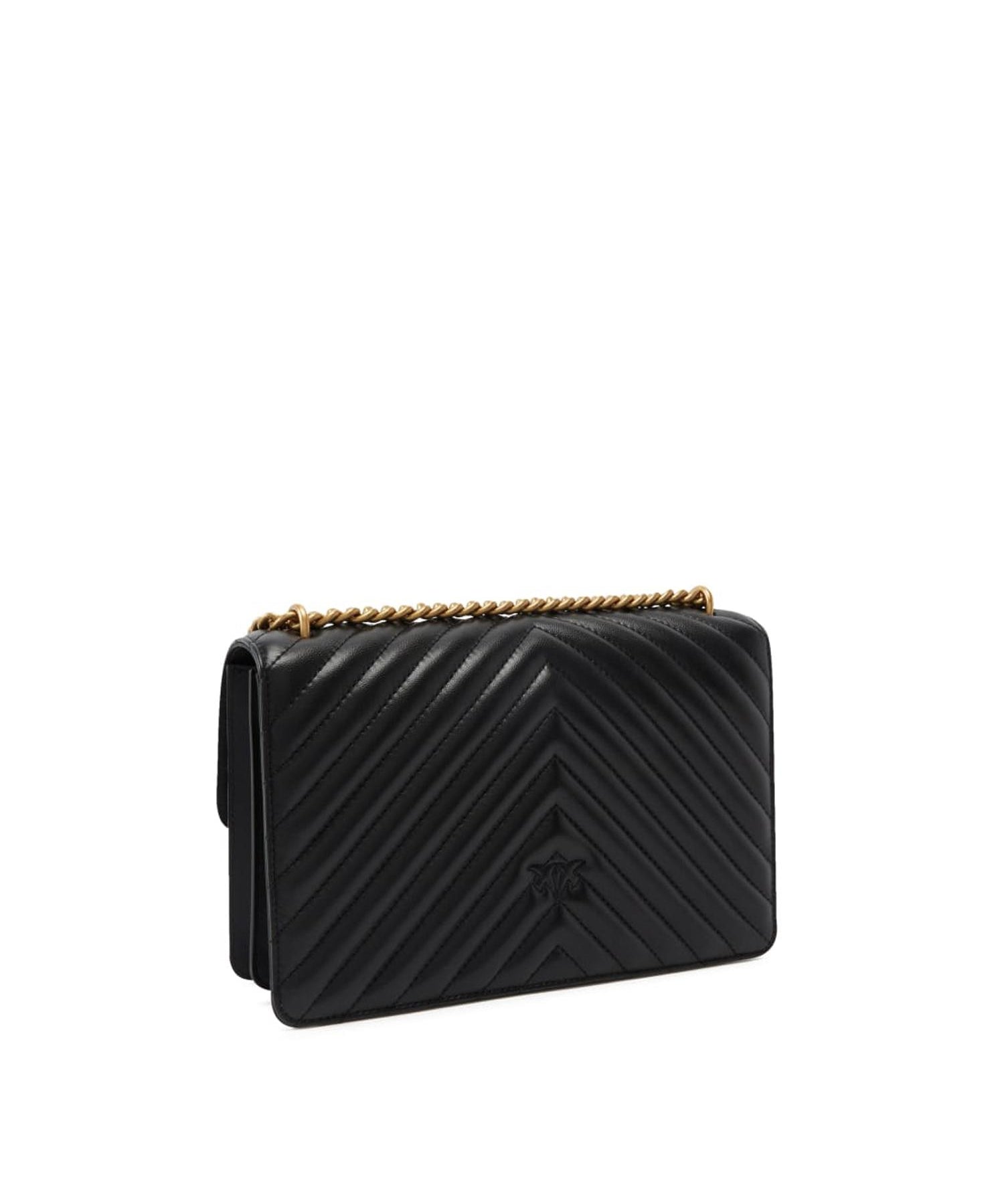 Borsa media a tracolla Love Bag One Chevron 100941 A0GKZ99Q PINKO 