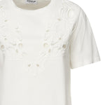 T-shirt cropped in jersey di cotone DS032 JF0352DXXXW000 DONDUP 