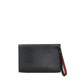 Pouch in pelle con logo 241889 791715001 FERRAGAMO 