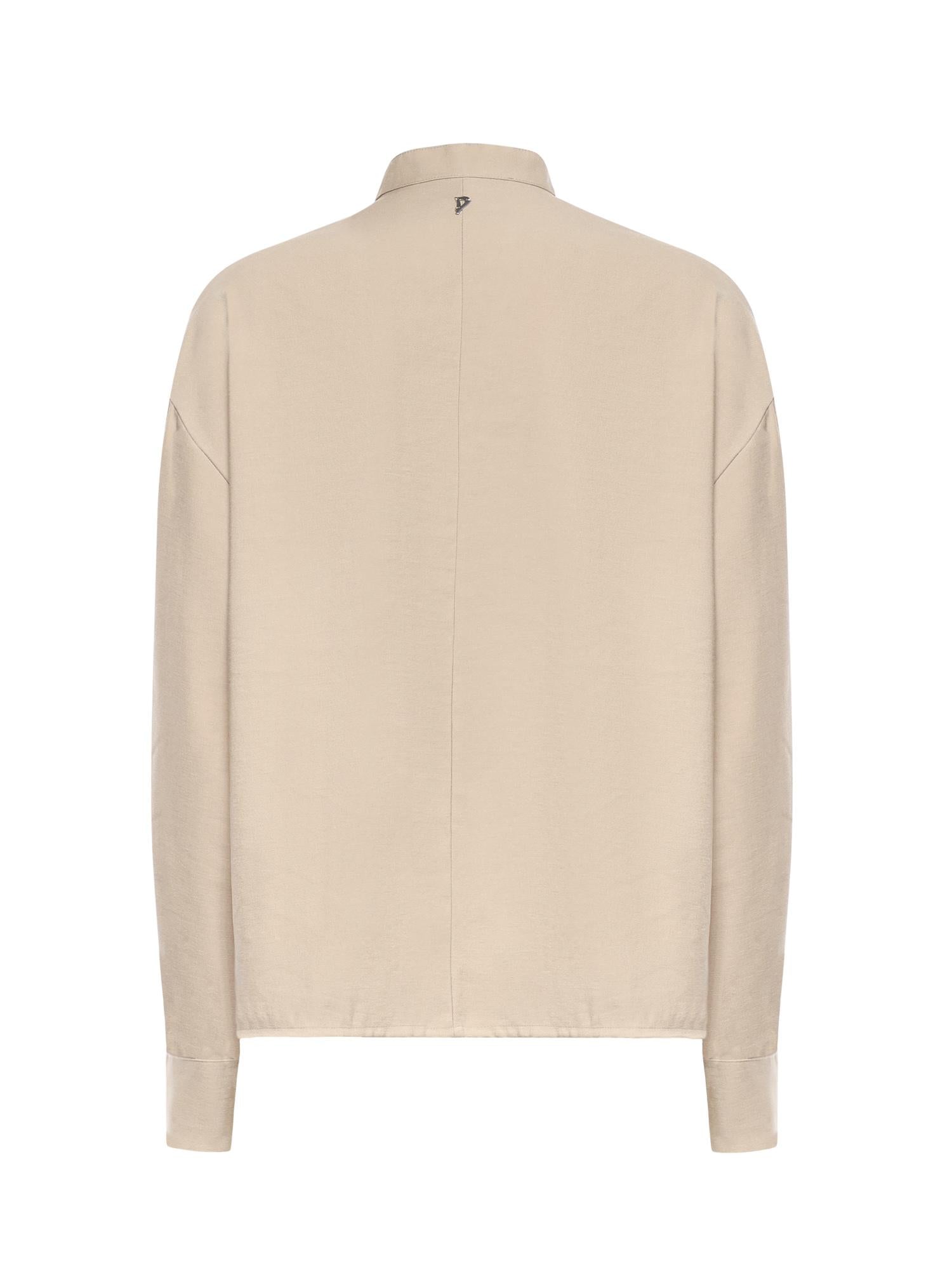 Camicia in gabardina di viscosa DC493 IF0049DXXX010 DONDUP 