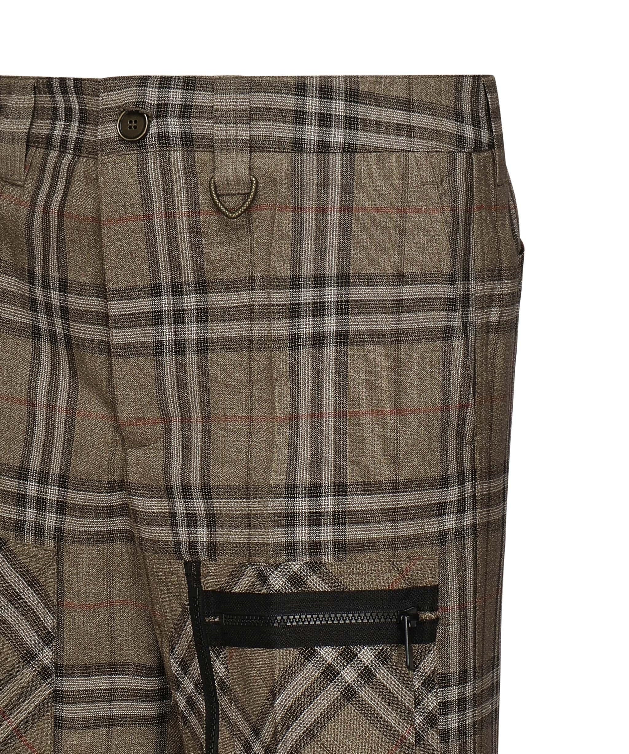 Pantaloni cargo in misto seta Check 8108349 C1846 BURBERRY 