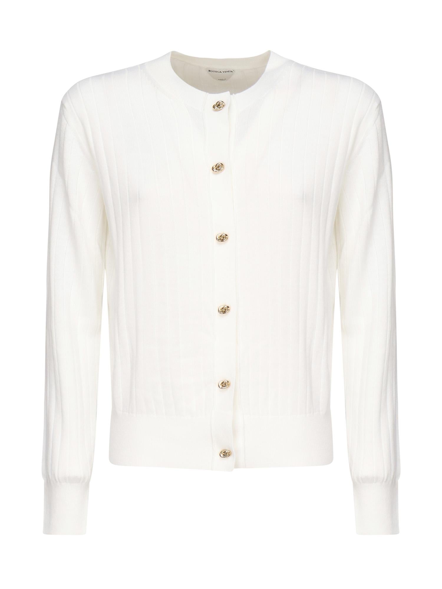 Cardigan in lana a coste 835337 V5L709071 BOTTEGA VENETA 