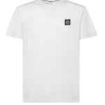 T-shirt con patch Compass in jersey di cotone L1S152100027 S0013V0041 STONE ISLAND 