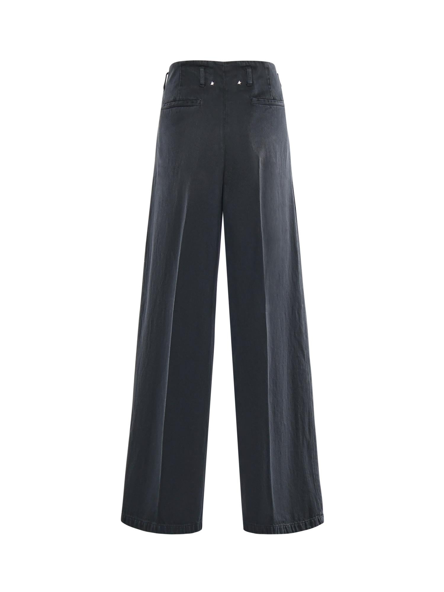 Jeans in denim con trattamento lived-in GWP01203 P00234790100 GOLDEN GOOSE 