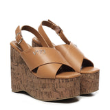 Zeppe kornelia 73SC98601 KORNELIA WEDGECUOIO V° 73 