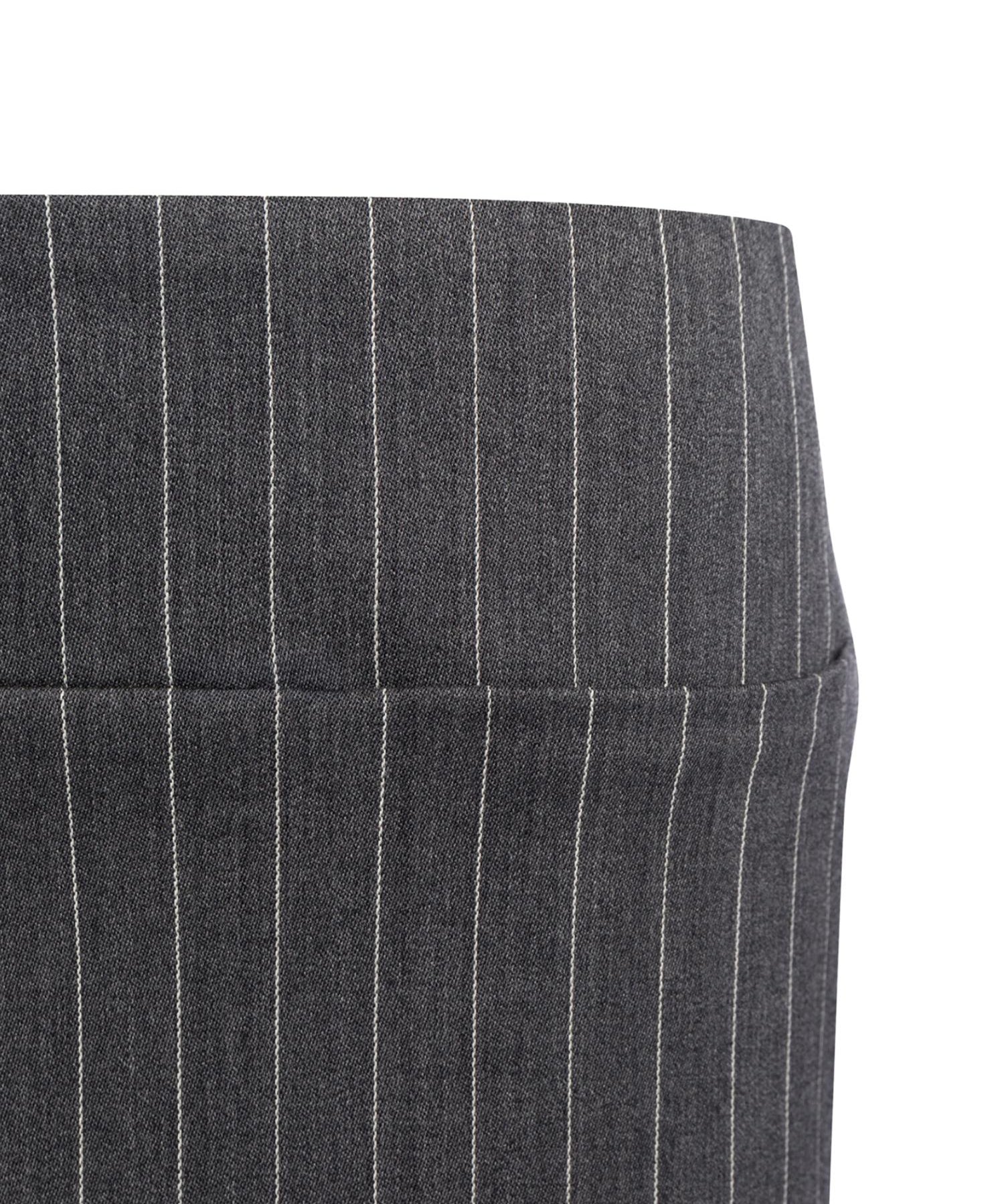 Minigonna in fresco di lana gessato G647 ES0080D903 DONDUP 