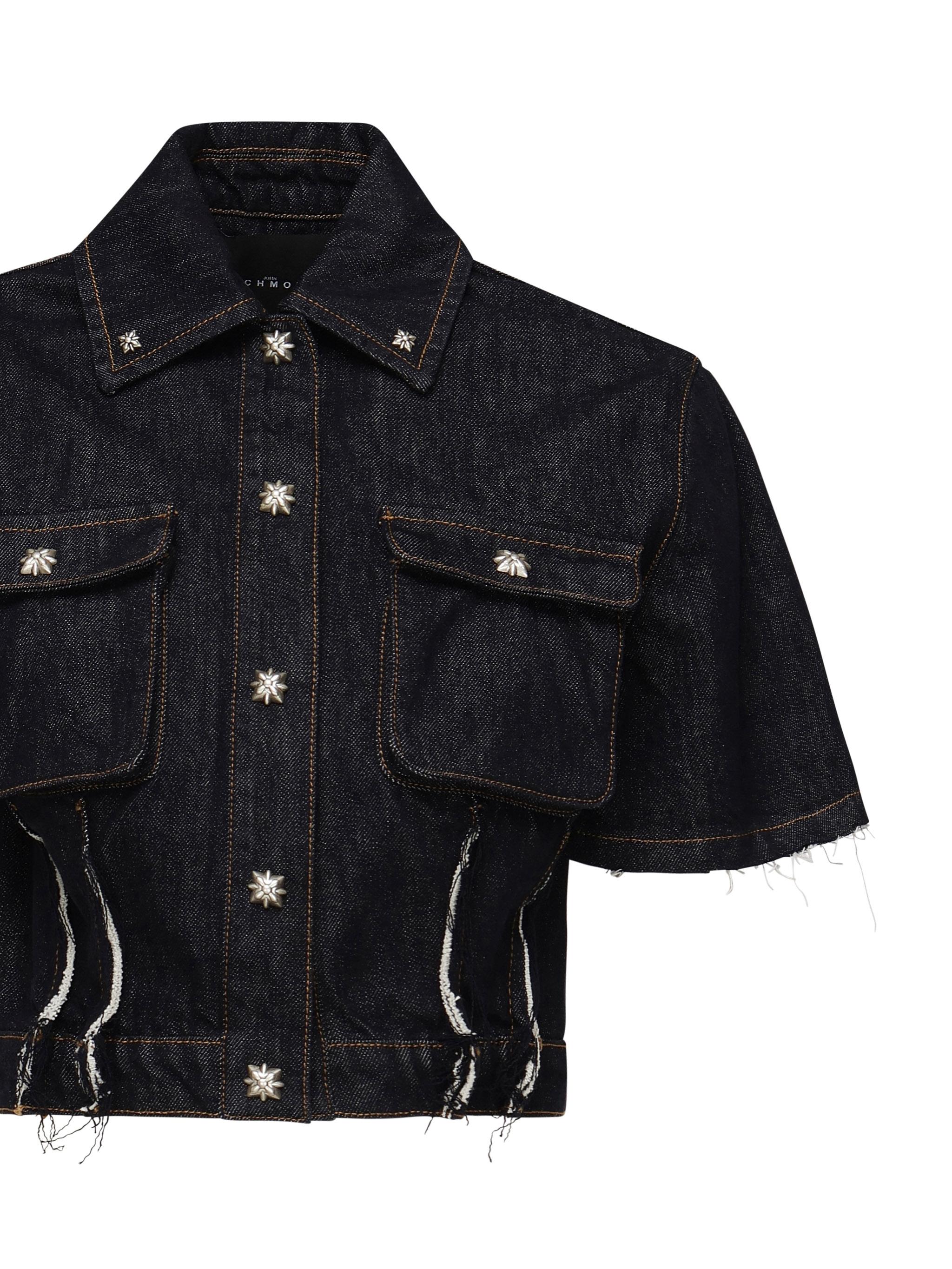 Camicia corta in denim<BR/> RWP25267CA  JOHN RICHMOND 