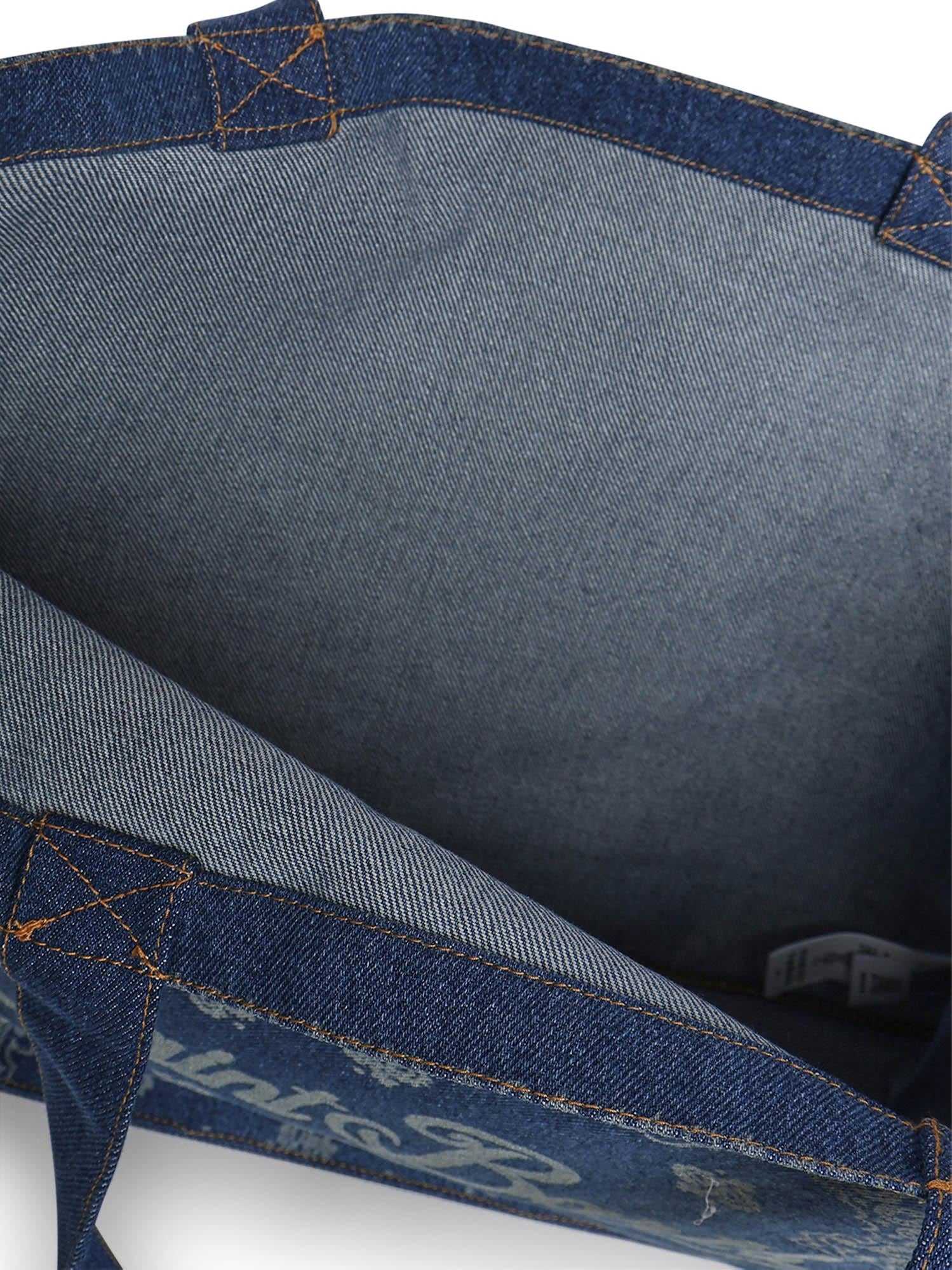 Borsa Essential in denim con stampa bandana EBAGN006 00780L MC2 SAINT BARTH 