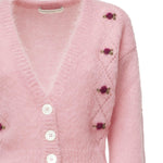 Cardigan cropped con ricami FABX4183K4603 9122 ALESSANDRA RICH 