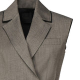 Gilet corto con rever ed elastico 104755 A2BQL67 PINKO 