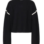 Maglione Alicudi con logo 105397 A2PKEZ1 PINKO 