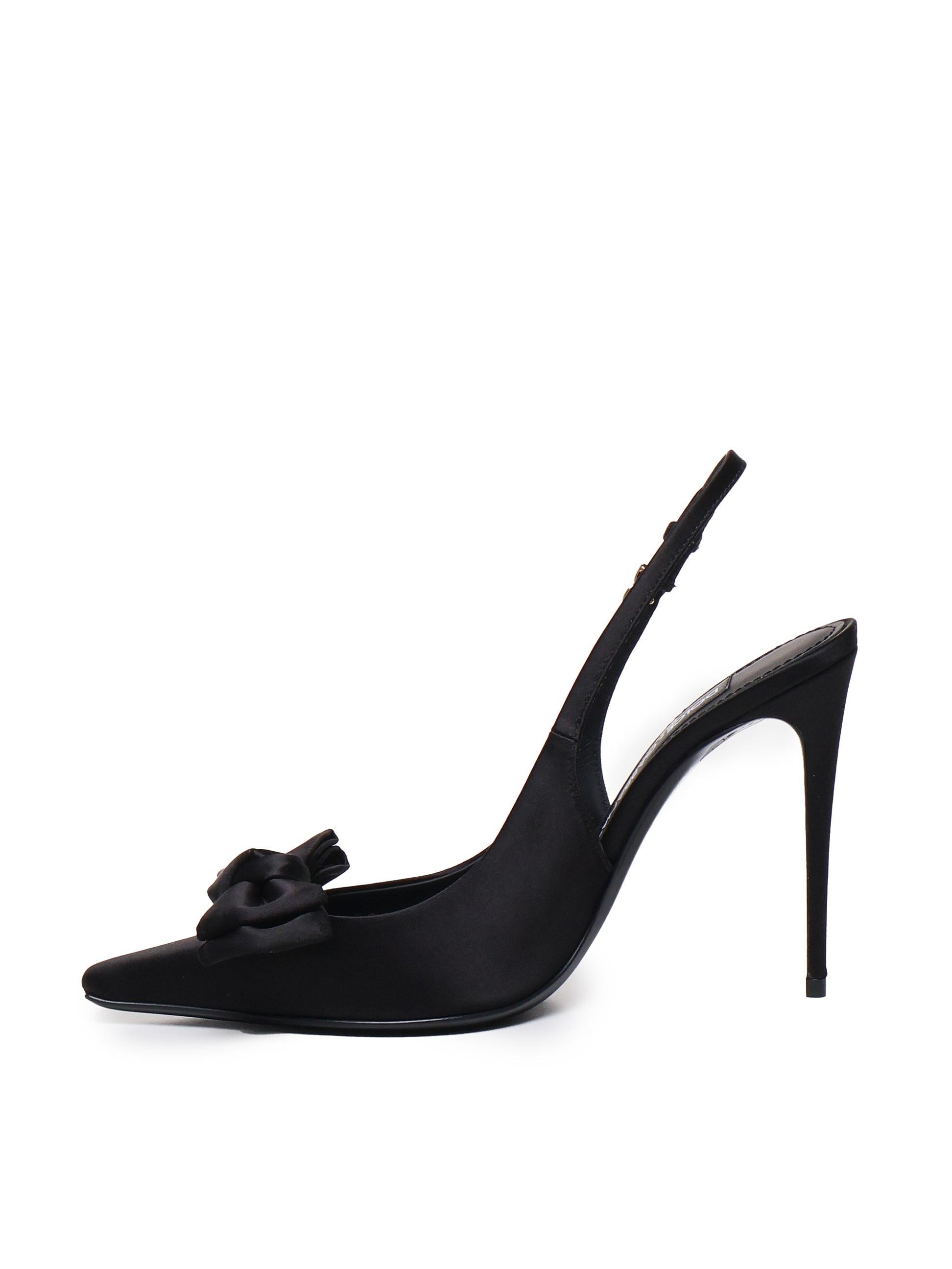Slingback Mun in raso CG0844 A3I648B956 DOLCE & GABBANA 