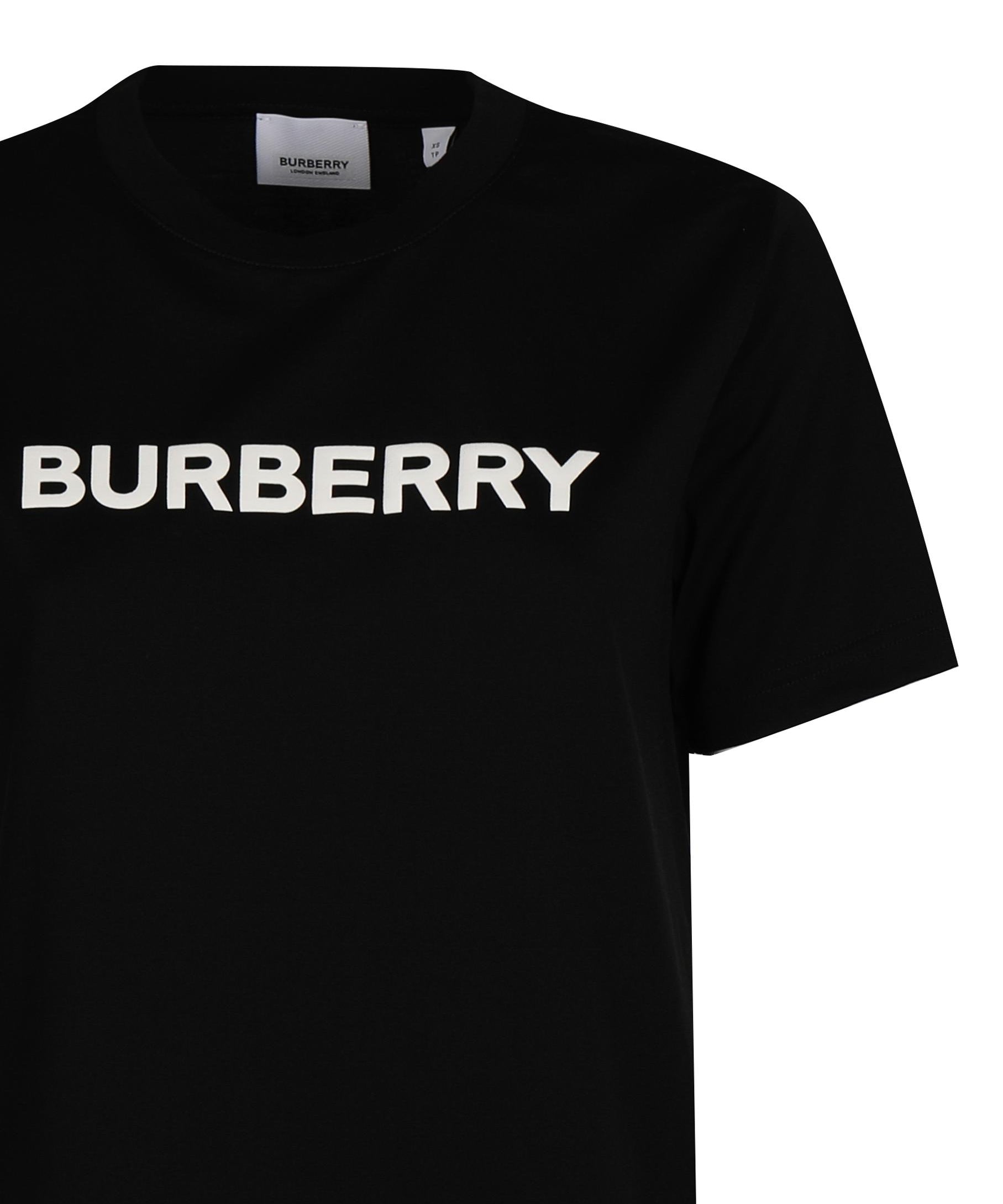 T-shirt in cotone con logo<BR/> 8080324 A1189 BURBERRY 