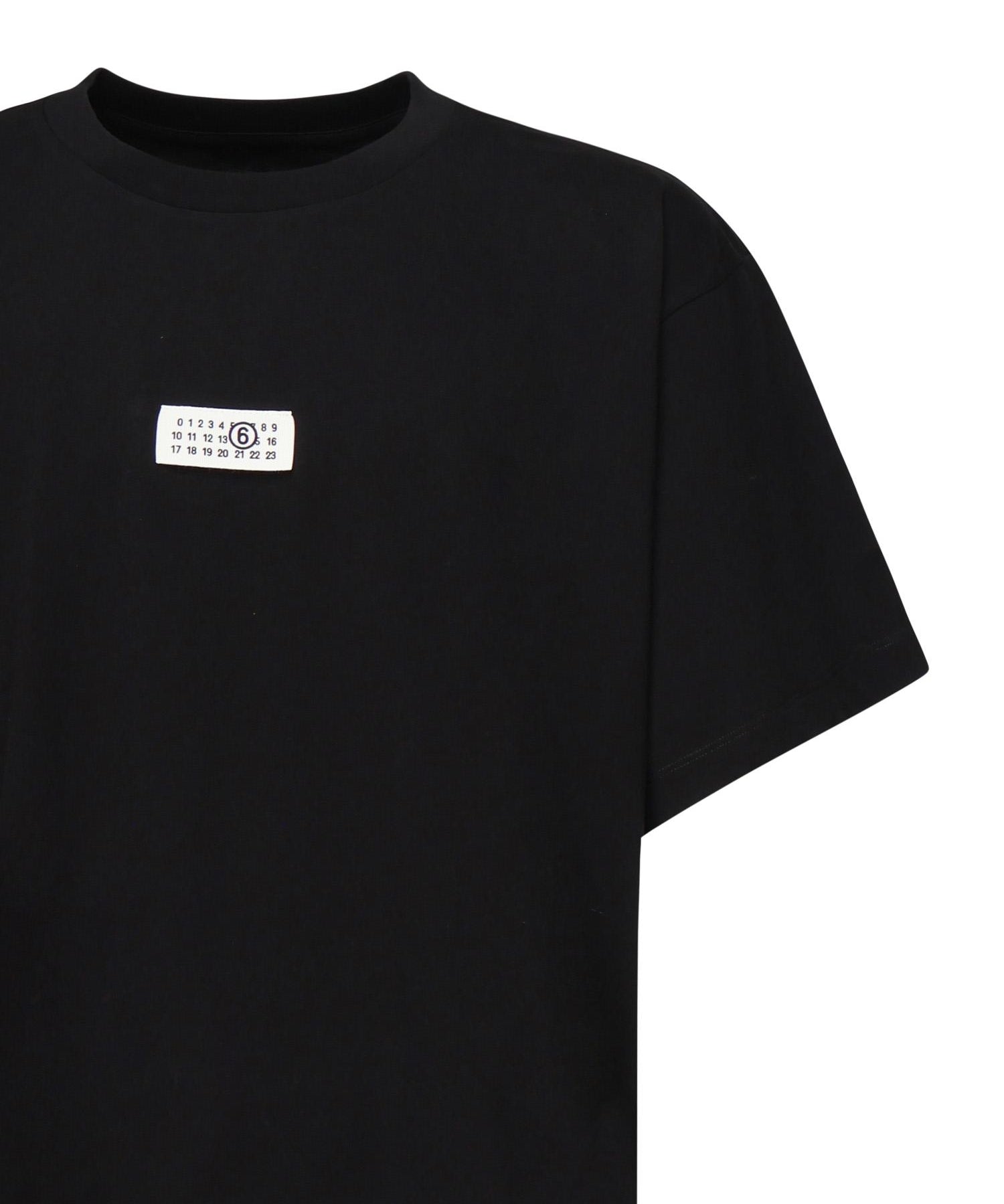 T-shirt in cotone con logo SH0GC0032 S24312900 MM6 Maison Margiela 
