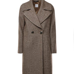 Cappotto Pesca in lana e cashmere 26AL203 CAFFE ALISHEVA 