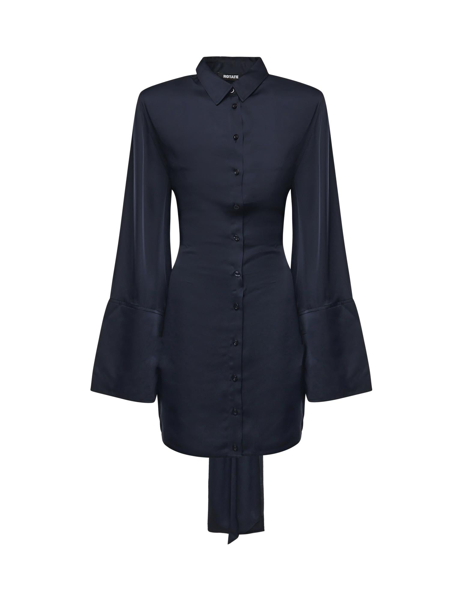 Abito chemisier in satin 115108 2318 ROTATE 