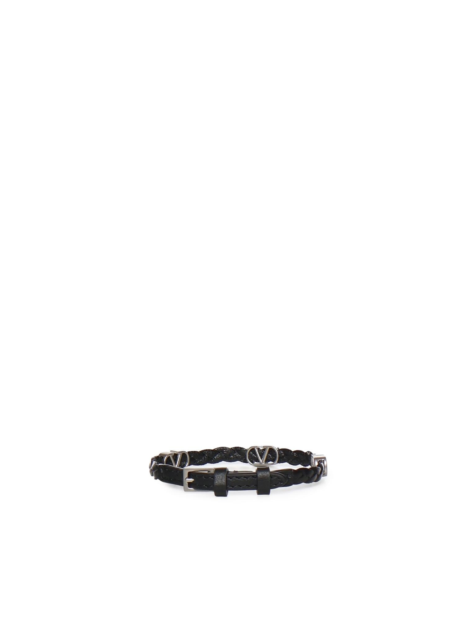 Bracciale Vlogo Signature in vitello intrecciato 8Y2J0X71 QGP0NO VALENTINO GARAVANI 