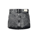 Minigonna effetto aged in denim di cotone GIO 8020 ICON DENIM 