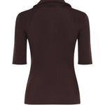 Polo in misto viscosa a coste 106316 A347L78 PINKO 