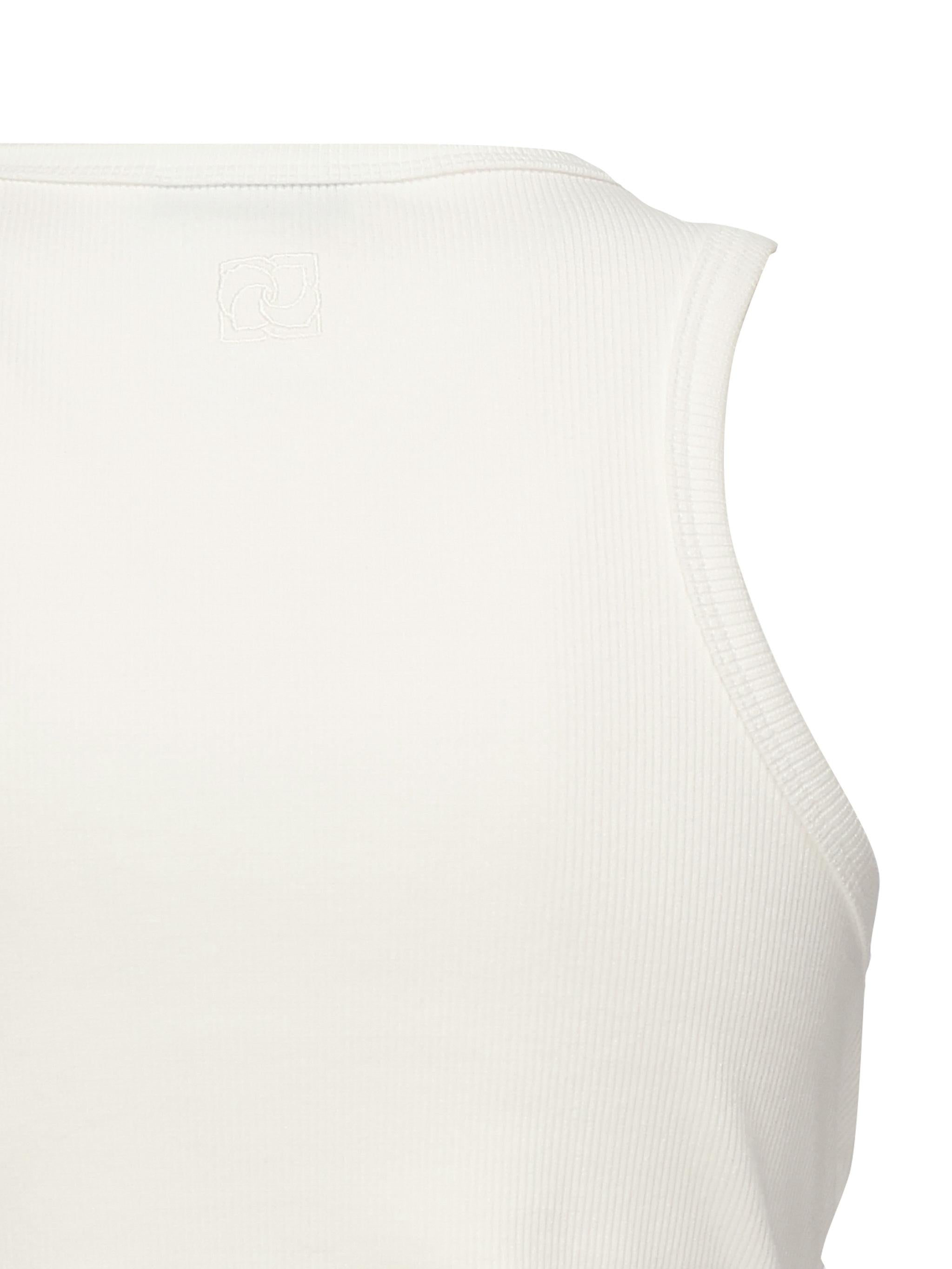 Top cropped in misto cotone arricciato 2395250000022  MAGDA BUTRYM 