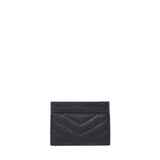 Portacarte in pelle di vitello 423291 BOW011000 SAINT LAURENT 