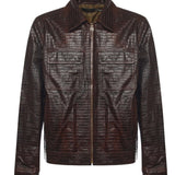 Giacca croc con zip AMBLTBN1028 268 AMIRI 