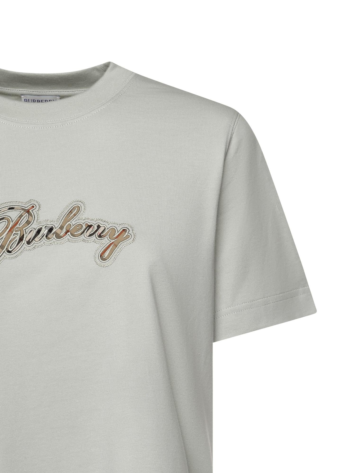 T-shirt in cotone con logo 8118970 C4011 BURBERRY 