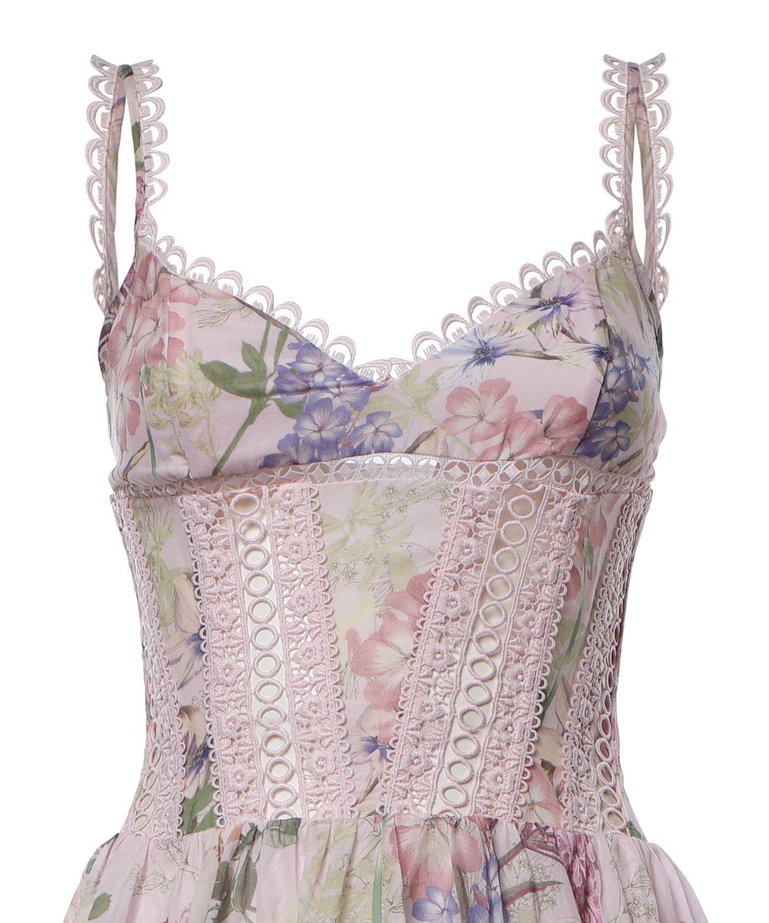 Miniabito Gardenia in cotone 266603 PINK CHARO RUIZ 