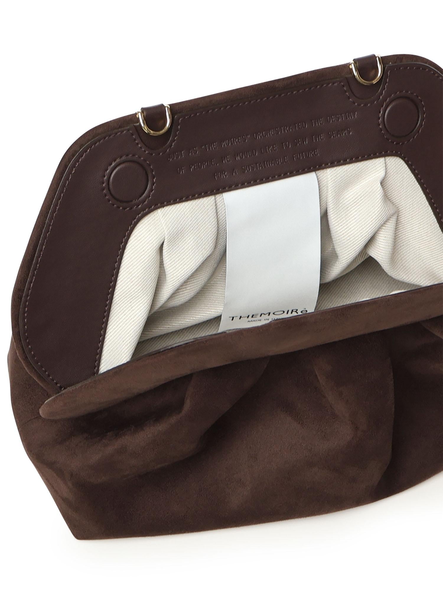 Clutch Tia suede TMFW25TSUE109 EBONY THEMOIRè 