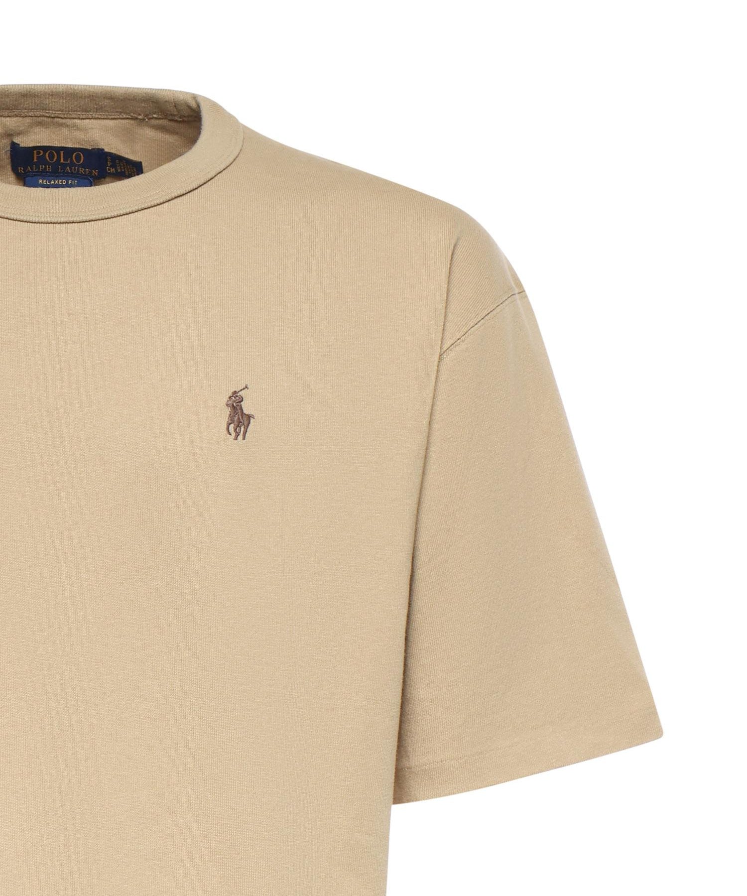 T-shirt in cotone con logo 710A12979 002 POLO RALPH LAUREN 