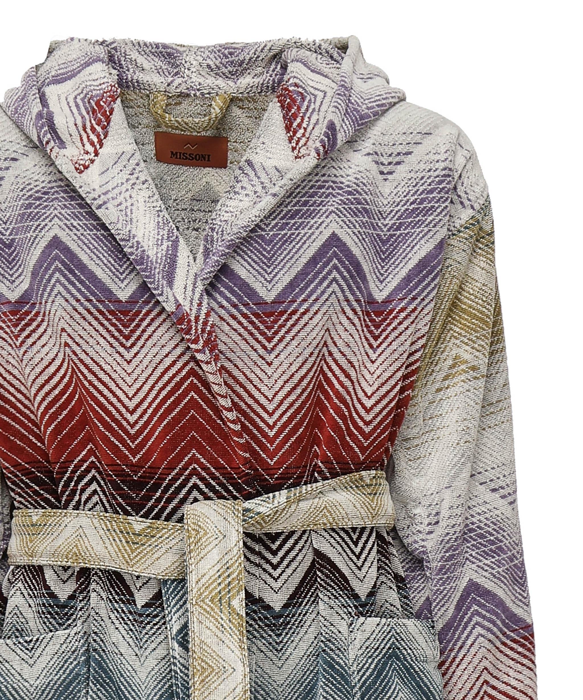 Accappatoio Chandler in spugna di cotone 1E3AC99105 100 MISSONI HOME 