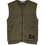 Gilet in cotone con logo L1S156100007 S0184V015G STONE ISLAND 