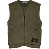 Gilet in cotone con logo L1S156100007 S0184V015G STONE ISLAND 