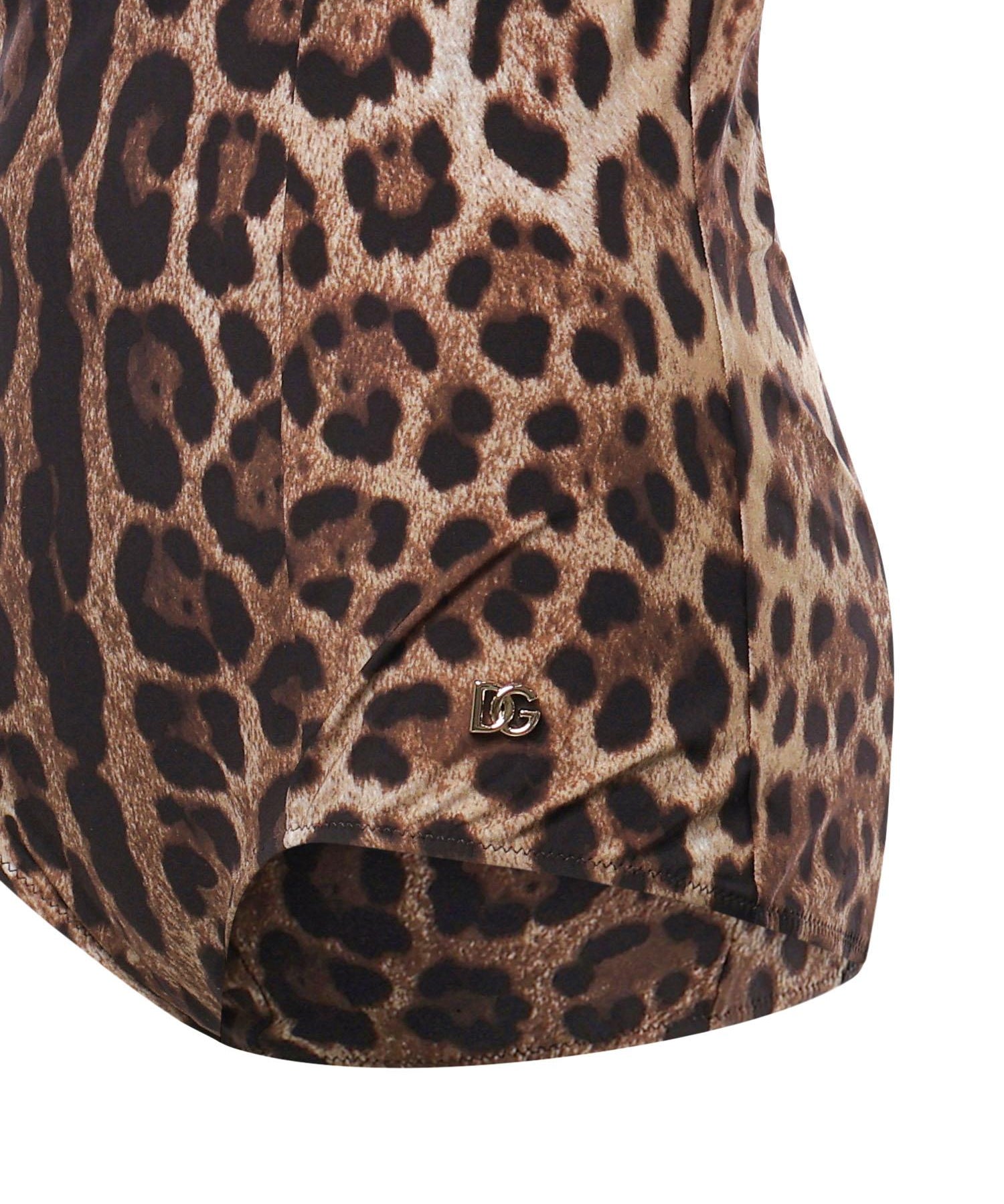Costume intero con stampa leopardata O9A13J FSGDMHY13M DOLCE & GABBANA 