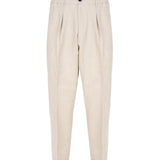 Pantalone sartoriale in lino DOMINIQUE 24S-LLAPNATURALE BE ABLE 