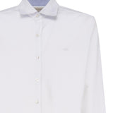 Camicia in cotone con logo ton sur ton NRMA3481540 VYPB001 FAY 