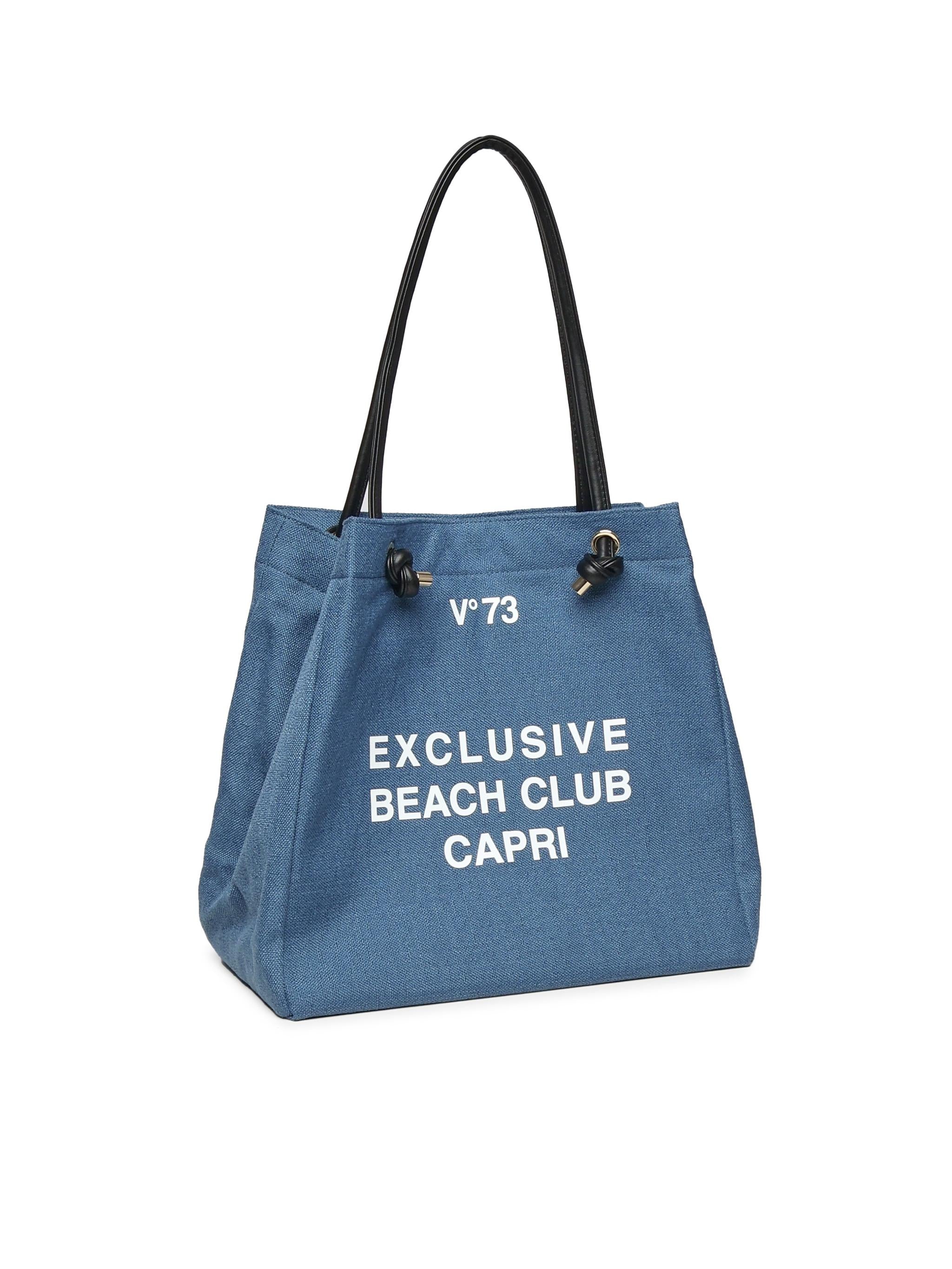 Borsa shooping Beach Club 73BS92701 BEACH CLUBDENIM/NERO V° 73 