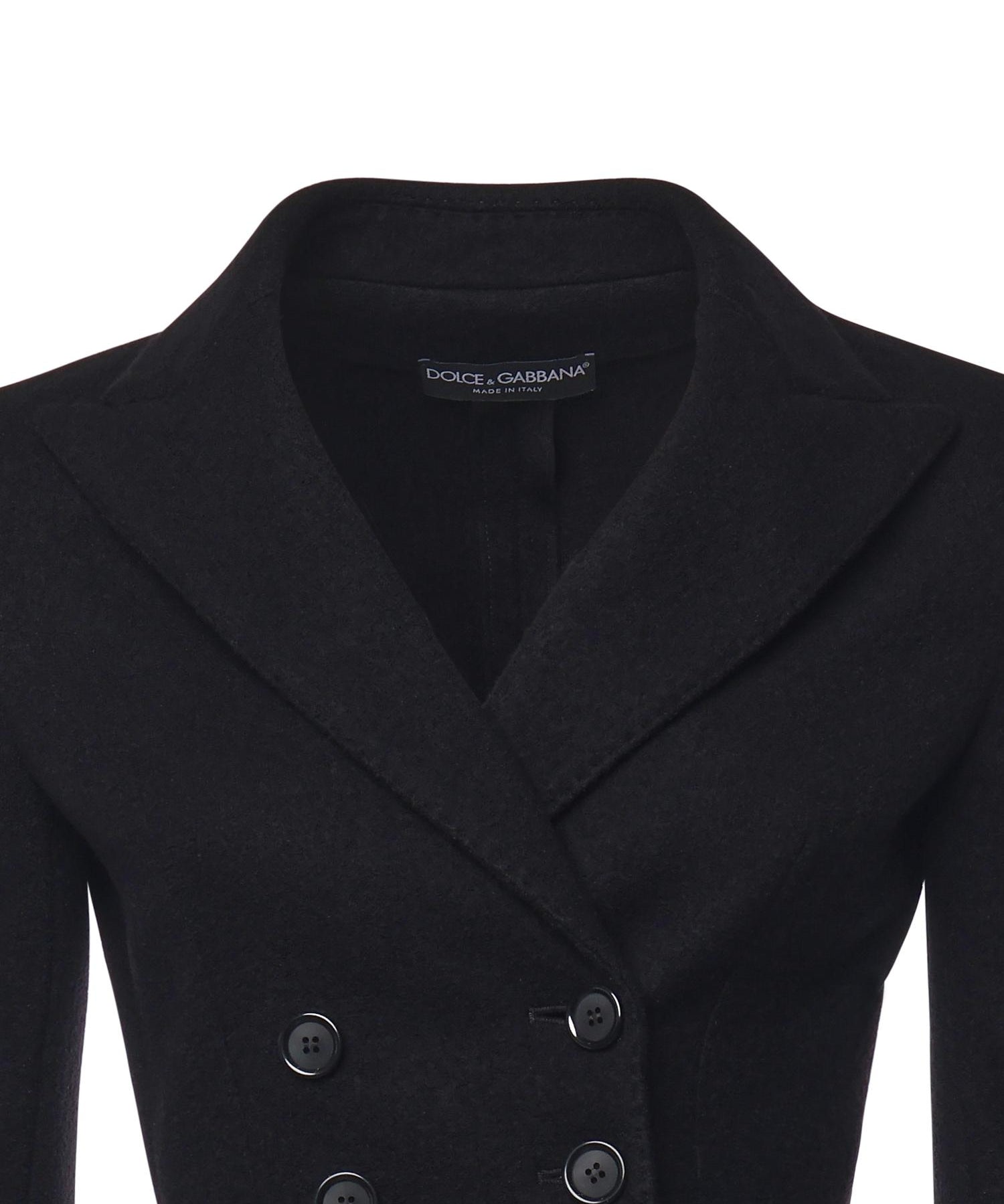 Giacca doppiopetto in panno lana F27HDT HU2BBN0000 DOLCE & GABBANA 