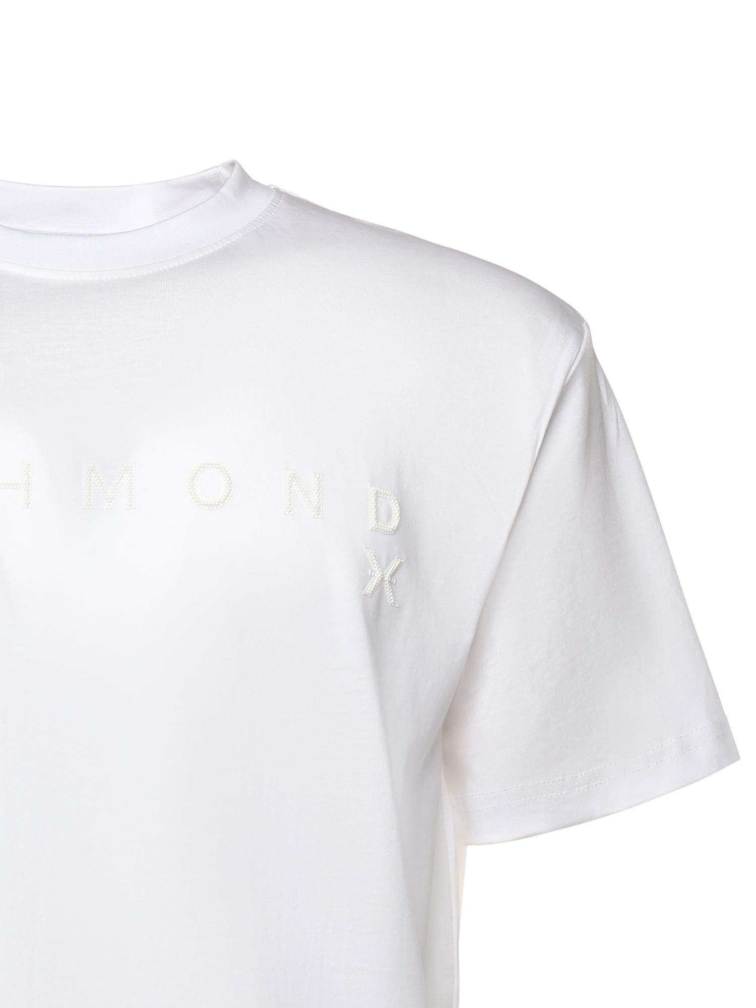 T-shirt Patum in cotone UMA25046TS WHITE RICHMOND X 
