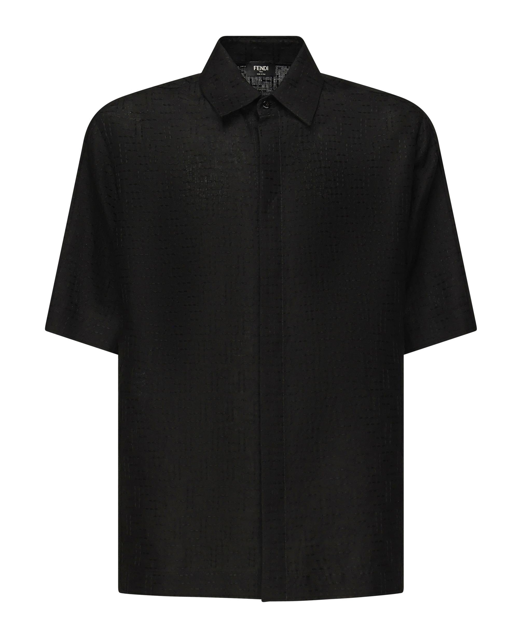 Camicia in Jacquard FF di lino FS1317 AU6YF0QA1 FENDI 
