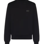 Felpa con placca logo in cotone G9ABJT G7P1CN0000 DOLCE & GABBANA 