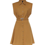 Abito Anaceta in cotone 103111 A2LDL25 PINKO 