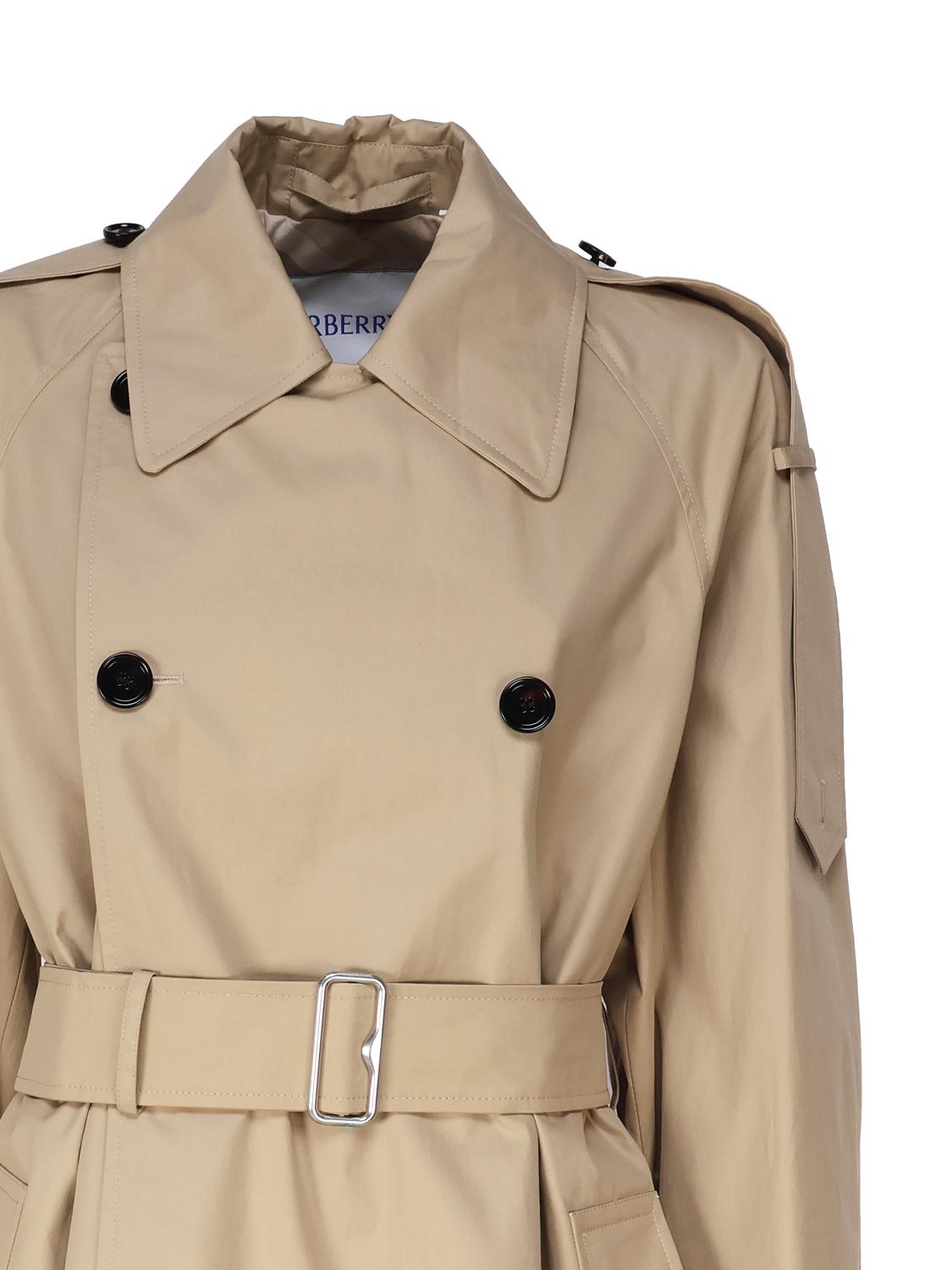 Trench in cotone corto<BR/><BR/> 8089783 .A3743 BURBERRY 